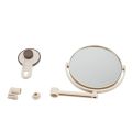 Bath Mirror Cosmetic Mirror 1X/3X Magnification Suction Cup Adjustable Makeup Mirror Double-Sided Bathroom Mirror. 