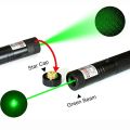 Powerful Red Green Laser Pointer 10000m 5mw Laser 303 101 Sight Focus Adjustable Burning green Lazer pointer Without Battery. 