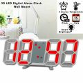 Home Living Room Decoration 3D Large LED Digital Wall Clock Date Time Electronic Display Table Alarm Clock Wall Home Decor. 