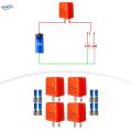 4Pcs 2 Pin 12V LED Flashing Relay Flasher Relay 1.4x1.4x1inch Plug and Play. 