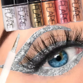 6pcs/set Waterproof Glitter Eyeliner Liquid Shiny Eyeshadow Brighten Eyeshadow Diamond Pearlescent Eyemakeup Longlasting Shimmer Glitter Eyeshadow. 