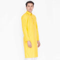 Special Cotton Panjabi for Men - Yellow - NZ-13007.