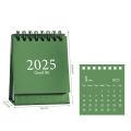 Spiral Bound Desk Calendar Eco-Friendly Multicolor Compact Size Yearly Planner 2025 Edition Hardcover Monthly Planner for.
