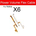 Power Volume Side Buttons Flex Cable For Nokia 6 6.1 6.2 7 7.1 7.2 8 8.1 X7 X6 Plus 2017 2018 Power Volume Flex Ribbon Keys Part. 