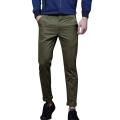 Slim-Fit Chino Gabardine Pants - Olive - Formal Pant For Men - Formal Pant For Men. 