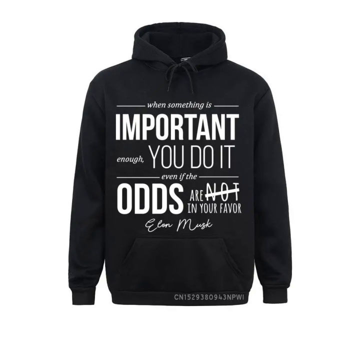 Quote Hoodie Spacex Occupy Mars Sportswear Men Elon Musk