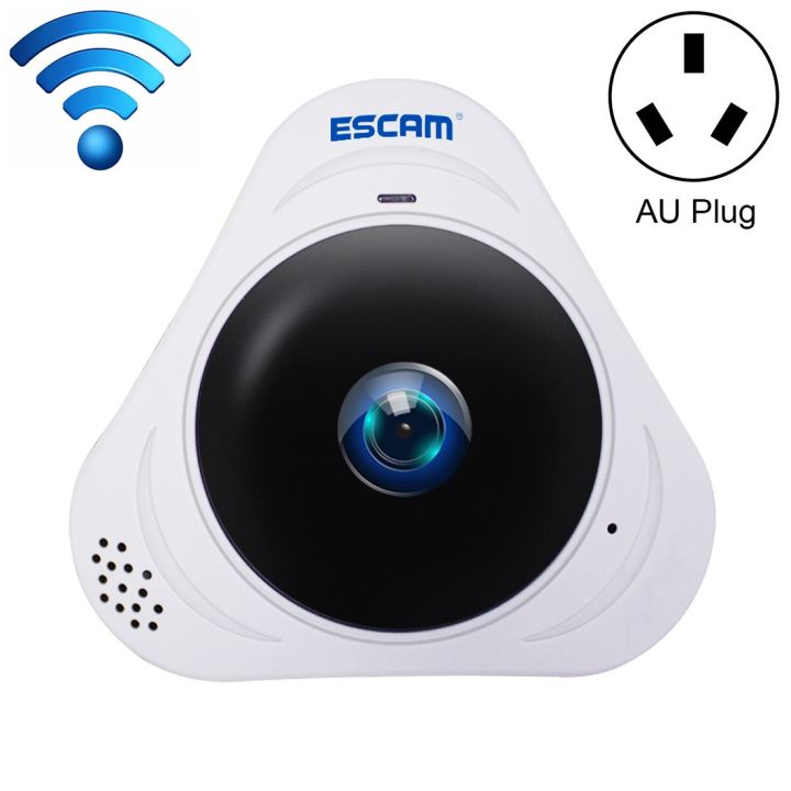 ESCAM%20Q8%20960P%20360%20Degrees%20Fisheye%20Lens%201.3MP%20WiFi%20IP%20Camera,%20Support%20Motion%20Detection%20/%20Night%20Vision,%20IR%20Distance:%205-10m,%20AU%20Plug%20-%20Image%202