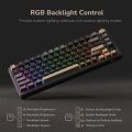 RK ROYAL KLUDGE M75 Gasket Mechanical Keyboard 2.4G Wireless/Bluetooth/USB 75% RGB Hot-Swappable Gaming Keyboard with Display II plug and play with computer or xbox or console.