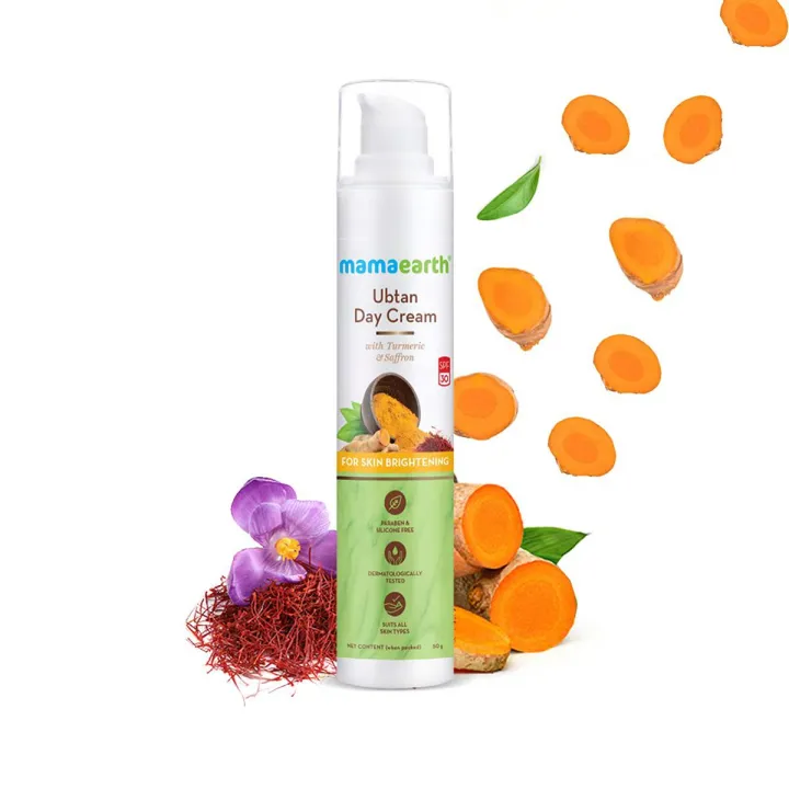 Mamaearth%20Ubtan%20Day%20ointment%20with%20SPF%2030%20with%20Turmeric%20&%20Saffron%20for%20Skin%20Brightening-50%20g%20-%20Image%202