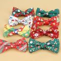 Men's Christmas Bow Ties Cotton Festival Theme Tie Snowflake Christmas Tree Pattern Mens Bow Tie Christmas Party Gift for Men. 