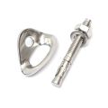 Rock Climb Fastening Piton Nut Outdoor Anchor Bolt Hanger Plate 304 Stainless Steel Caving Belay Rigging 25kN M8 M10 M12. 