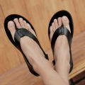 Summer New Sandals Men Outdoor Slippers Male Comfortable Casual Shoes Genuine Leather Men's Shoes Comfortable Beach Flip-flops. 