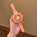 Watch Fans Wrist Handheld Fan New Cute INS Creativity Strong Wind USB Charging with Light Exquisite Gifts. 