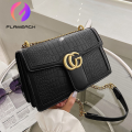 Luxury Crocodile Pattern Women's Shoulder And Crossbody Bag.