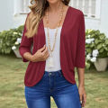 2024 cross-border Amazon AliExpress autumn and winter new cardigan women's knitted casual coat.