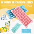 Silicone Ice Cube Tray 24 Cavity Ice-making Box.