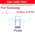 Samsung Galaxy A34 5G Sim Tray Micro SD Card Slot with Sim Ejector Pin Replacement Part. 