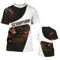 New scorpion T-shirts animal 3D print streetwear men women casual fashion oversized short sleeve t shirt kids tees tops clothing.