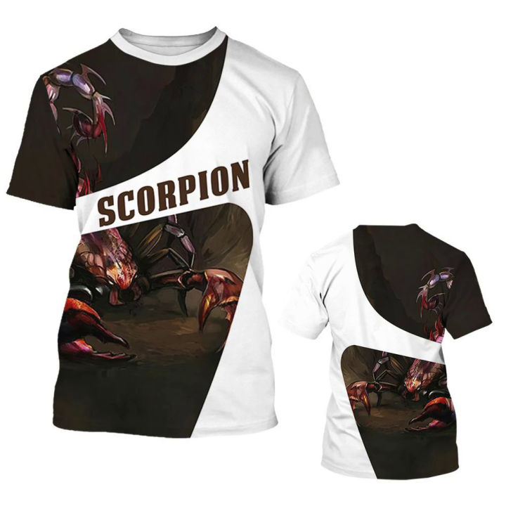 New%20scorpion%20T-shirts%20animal%203D%20print%20streetwear%20men%20women%20casual%20fashion%20oversized%20short%20sleeve%20t%20shirt%20kids%20tees%20tops%20clothing%20-%20Image%203