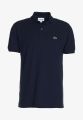 Men's Custom Slim Fit Pony Embroidered Short-Sleeved Polo Shirt- Navy Blue. 