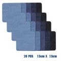 Jeans Patches Repair Elbow Knee Iron On Denim Patches For clothes stickers Clothing Sewing Craft DIY Accessories Elbow Patches. 