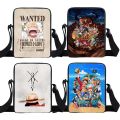 One Piece Luffy Zoro Shoulder Bag For Women Men Pockets Messenger Bags Boys Girls Crossbody Bags Small Handbag. 