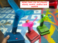 MINI FAN 12V DC,Plastic stand, motor, pakha and switch. 