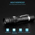 Usb Rechargeable Zoom Torch T6 LED Hand Lamp 18650 Battery Flash Light Use For Camping Hiking Checking. 