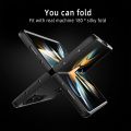 Anti-scratch Card Holder Leather Case for Samsung Galaxy Z Fold5 Fold 5 4 Fold4 Fold3 Fold2 Fold 3 2 Business Phone Bag Funda Alien Alien.