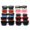 New Luxury Brand Designer Square Oversized Sunglasses Men Women 2022 Fashion Thick Frame Glasses Mens UV400 Male Celebrity. 