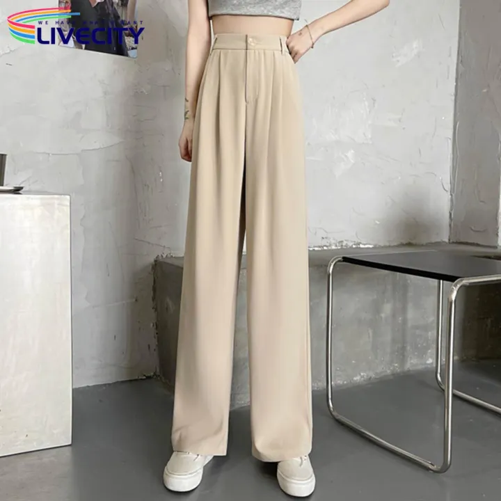 Formal%20Straight%20Leg%20Pants%20High%20Waist%20Wide%20Leg%20Office%20Trousers%20for%20Women%20Solid%20Color%20Straight%20Pants%20with%20Pockets%20High%20Waist%20Suit%20Pants%20-%20Image%206