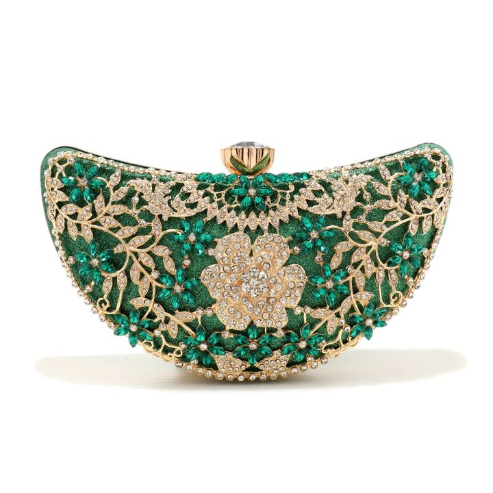 Green%20Color%20Women%20Evening%20Bags%20With%20Rhinestones%20Hollow%20Out%20Style%20Clutch%20Diamonds%20Moon%20Design%20Wedding%20Glitter%20Luxury%20Lady%20Bridal%20-%20Image%202