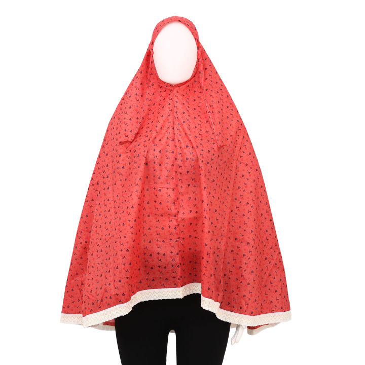 Tc cotton medium size muslim namaj hijab Best Qualityfull For Womens-Scarf Orna-Hejaab - Hijab Collection- Progressively Better Black