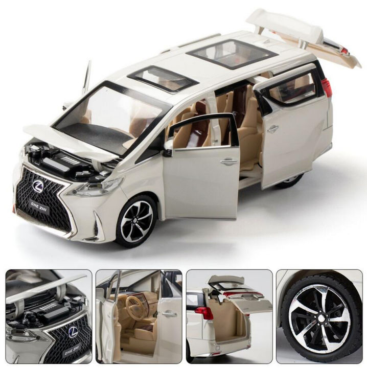 1:24%20Luxury%20Lexus%20LM300h%20MPV%20Diecast%20Alloy%20Car%20Model%20M929M%20Simulation%20Vehicle%206%20open%20Metal%20Toy%20Model%20Pull%20back%20Sound%20Light%20Racing%20Car%20-%20Image%204