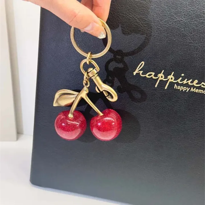 Creative%20Ornaments%20Cherry%20Keychain%20Alloy%20Key%20Decoration%20Cherry%20Charms%20Bag%20Accessories%203D%20Crafts%20Cherry%20Pendant%20Lady/Women%20-%20Image%206