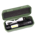 Professional Tactical Flashlight 3 modes led torch flashlight Zoom Mini LED Flashlight.