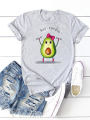 Women T Clothes Avocado Love Valentine Ladies Clothing Short Sleeve Graphic Tee Fashion Female Casual Print T-shirts. 