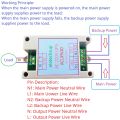 30A AC 110V 120 220V UPS Module 50 60HZ Automatic Switching Backup Power Supply Board Power Failure Automatic Transfer Switch Superman.
