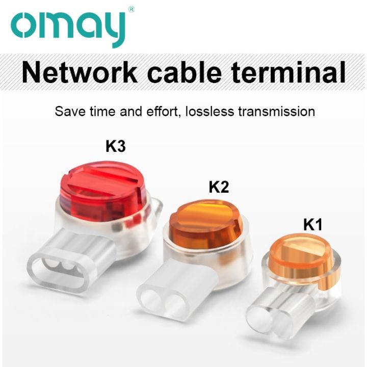 Waterproof Rj12 OMAY K1 K2 K3 Connector Crimp Connection RJ45 RJ11 Waterproof Wiring ...