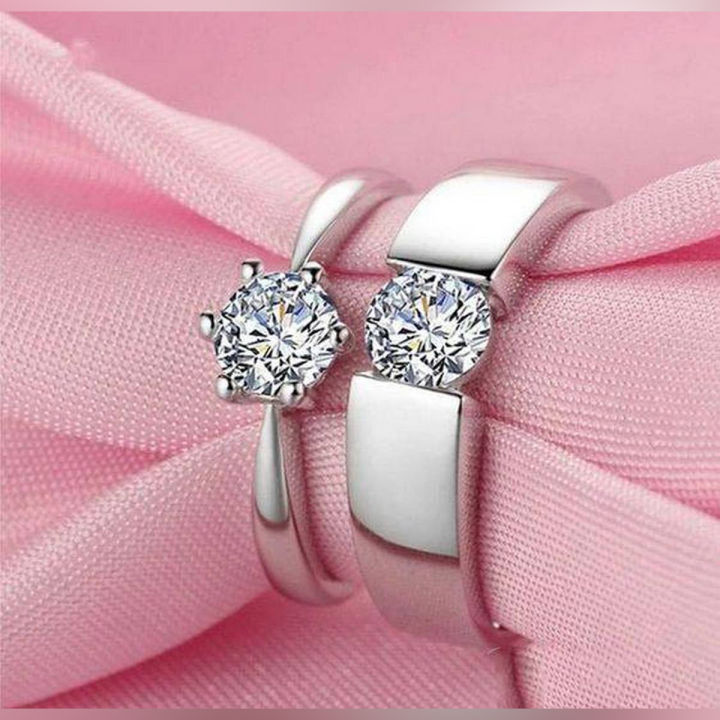 Unique Design Adjustable Couple Rings For Men Women