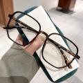 Transparent Computer glasses Stylish UV400 protection Flat mirror lenses Sunglasses Fashionable design Luxury brand eyeglasses for Office use Digital screen protection Fashion accessories Outdoor. 