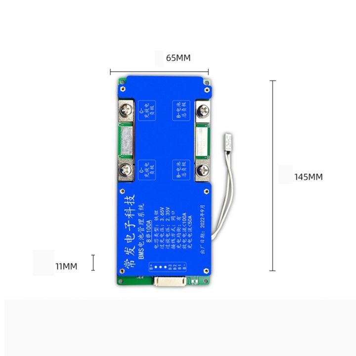 8S%2024V%20100A%20LiFePO4%20Battery%20Protection%20Board%20Same%20Port%20with%20Equalization%20Temperature%20Control%20BMS%20Battery%20Board%20for%20UPS%20Outdoor%20Powers%20Supply%20-%20Image%208
