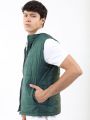 Pantoneclo Premium Quality Multicolor Men's Padding Sleeveless Jacket. 