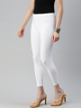 Ankle-Length Leggings with Elasticated Waist. 