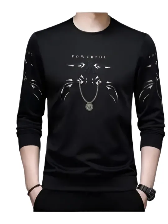 BLACK%20%20COLOR%20COTTON%20LONG%20SLEEVE%20SMART%20T-SHART%20FOR%20MEN%20.%20-%20Image%204