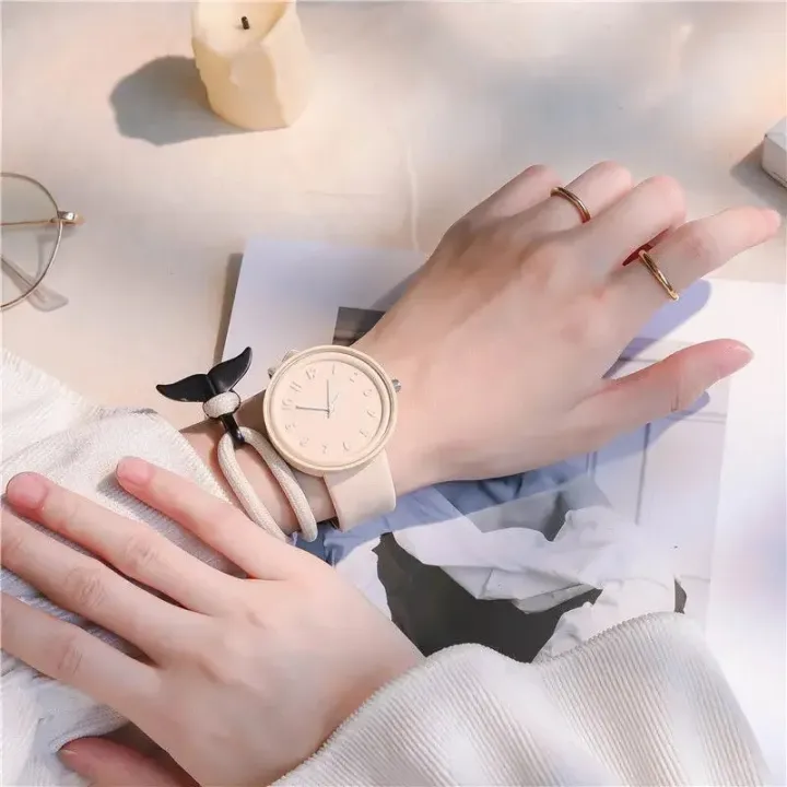 Simple%20Fashion%20Makaron%20Simple%20Women%20Watch%20Ins%20High%20Beauty%20Student%20Man%20And%20Women%20Style%20Round%20Leisure%20Vintage%20Quartz%20Wristwatch%20-%20Image%203