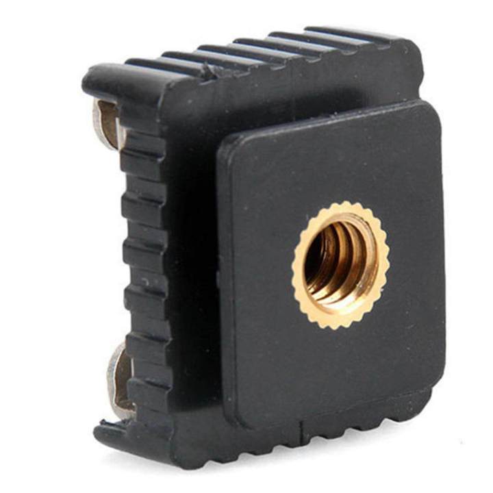 Flash%20Cold%20Shoe%20Bracket%20Mount%20Adapter%201/4"%20Screw%20for%20Studio%20Speedight%20Tripod%20-%20Image%204