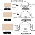 EverToner Felt Cloth Insert Bag Organizer Women Fits For FENDI Baguete Makeup Tote Handbag Organizer Travel Inner Purse Portable Cosmetic Bags. 