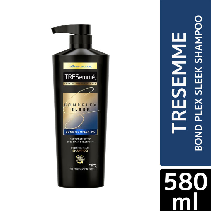Tresemme Shampoo Bond Plex Sleek 580ml (Imported)