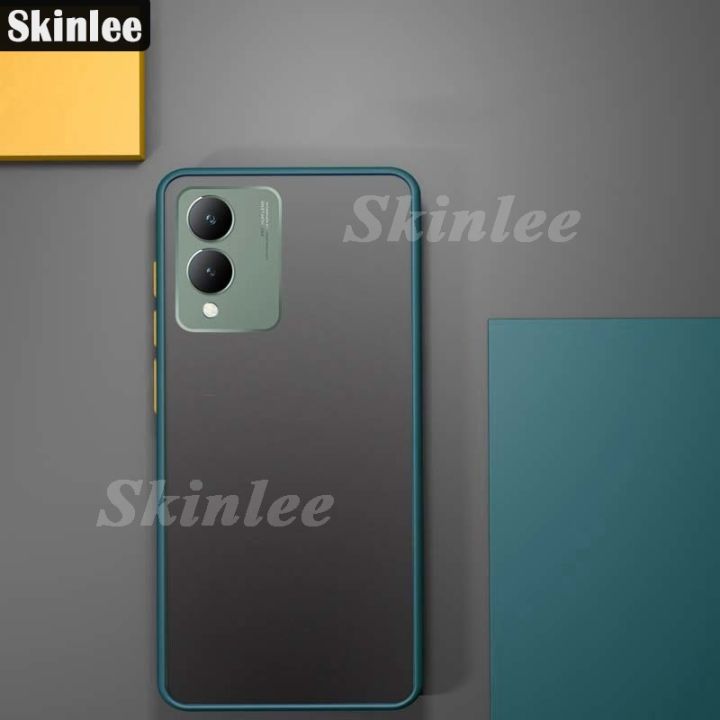 Phone%20case%20For%20Vivo%20Y17S%20Back%20cover%20Transparent%20Soft%20Edge%20Matte%20Silicone%20Frame%20Hard%20Clear%20Protecive%20Back%20Cover%20For%20Vivo%20Y17S%20cover%20cases%20-%20Image%203